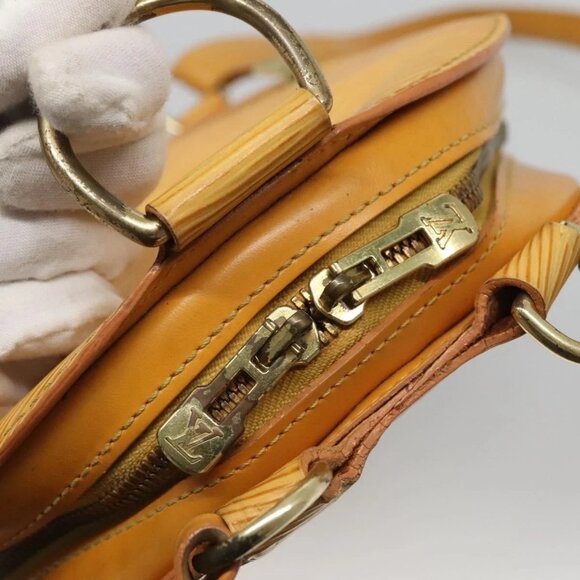 LOUIS VUITTON Epi Mabillon Backpack Yellow LV Auth - Picture 8 of 16